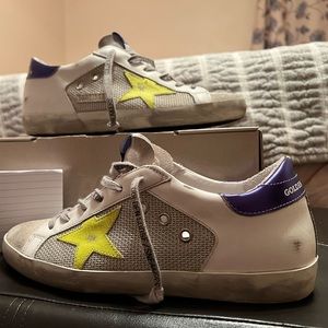 Golden Goose - 38- neutrals, texture, with a pop of color